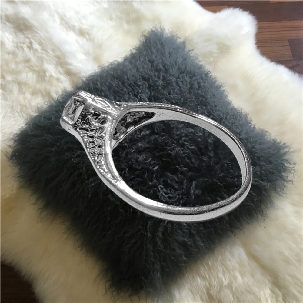 14K GE ESPO ~ Engagement Ring with Multifaceted CZ Stone. Size 8 NWOT - Picture 9 of 9